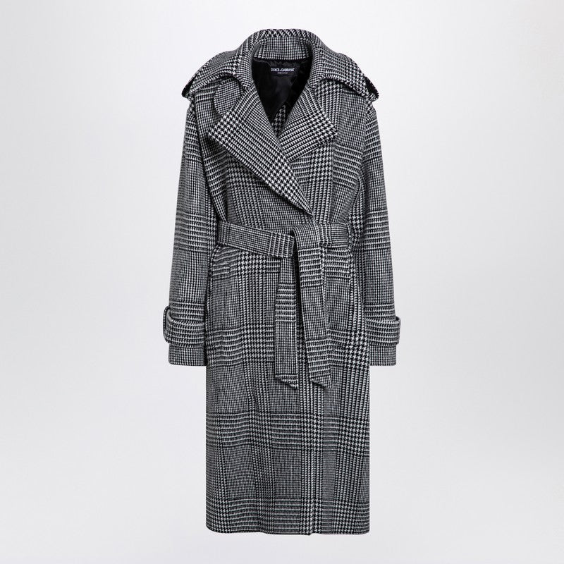 Dolce & Gabbana Dolce&Gabbana Houndstooth wool checked coat