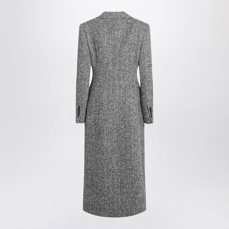 Dolce & Gabbana Dolce&Gabbana Single-breasted wool chevron coat