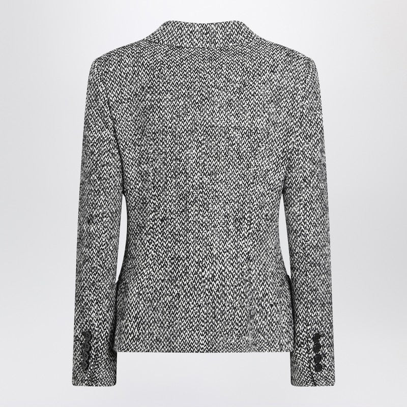 Dolce & Gabbana Dolce&Gabbana Single-breasted speckled wool-blend jacket
