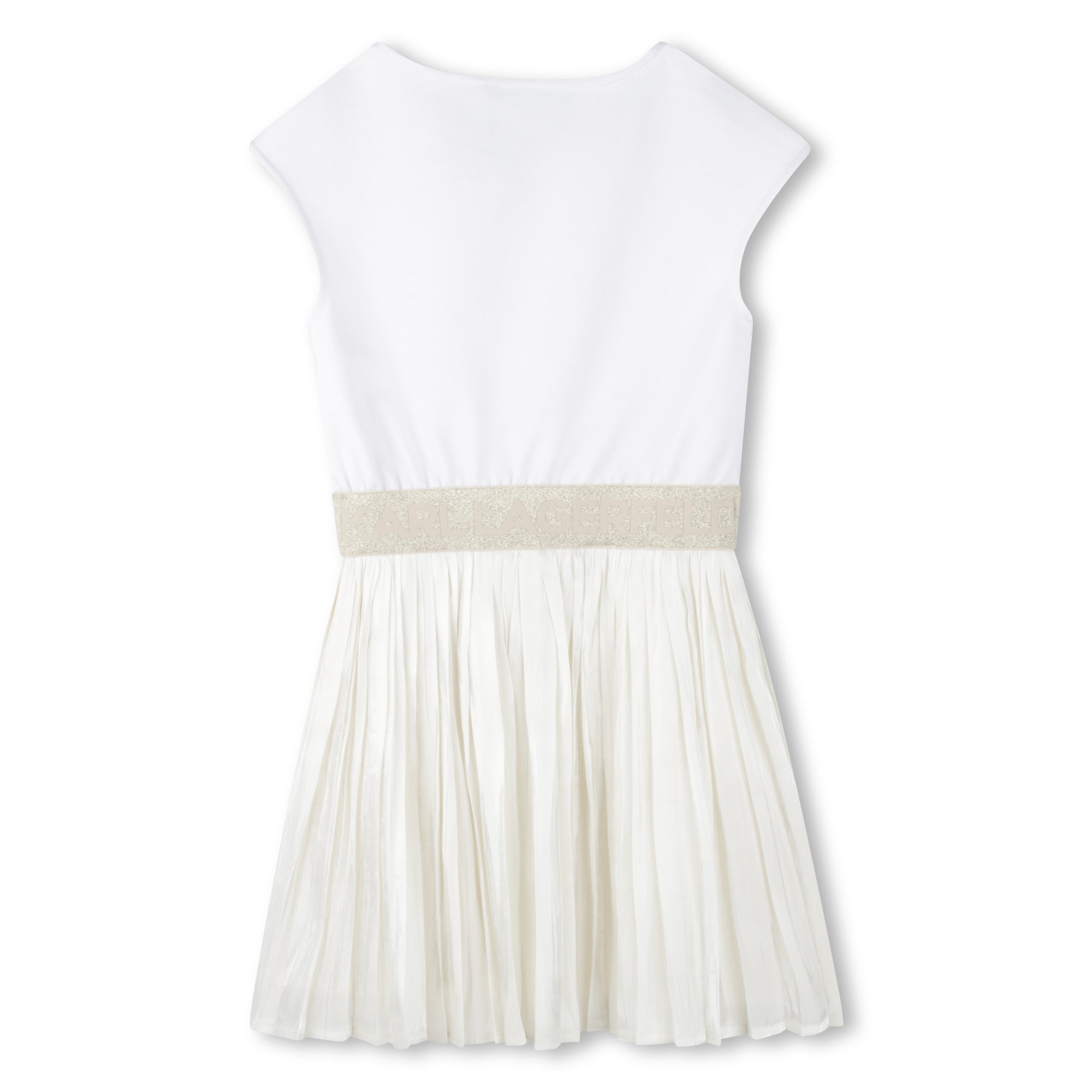 Karl Lagerfeld FANCY DRESS WHITE, OFF WHITE