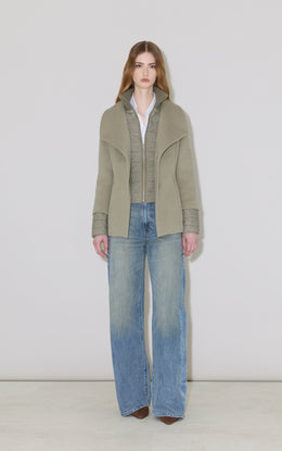 FRIEDA-Y Wool Coat With Bib