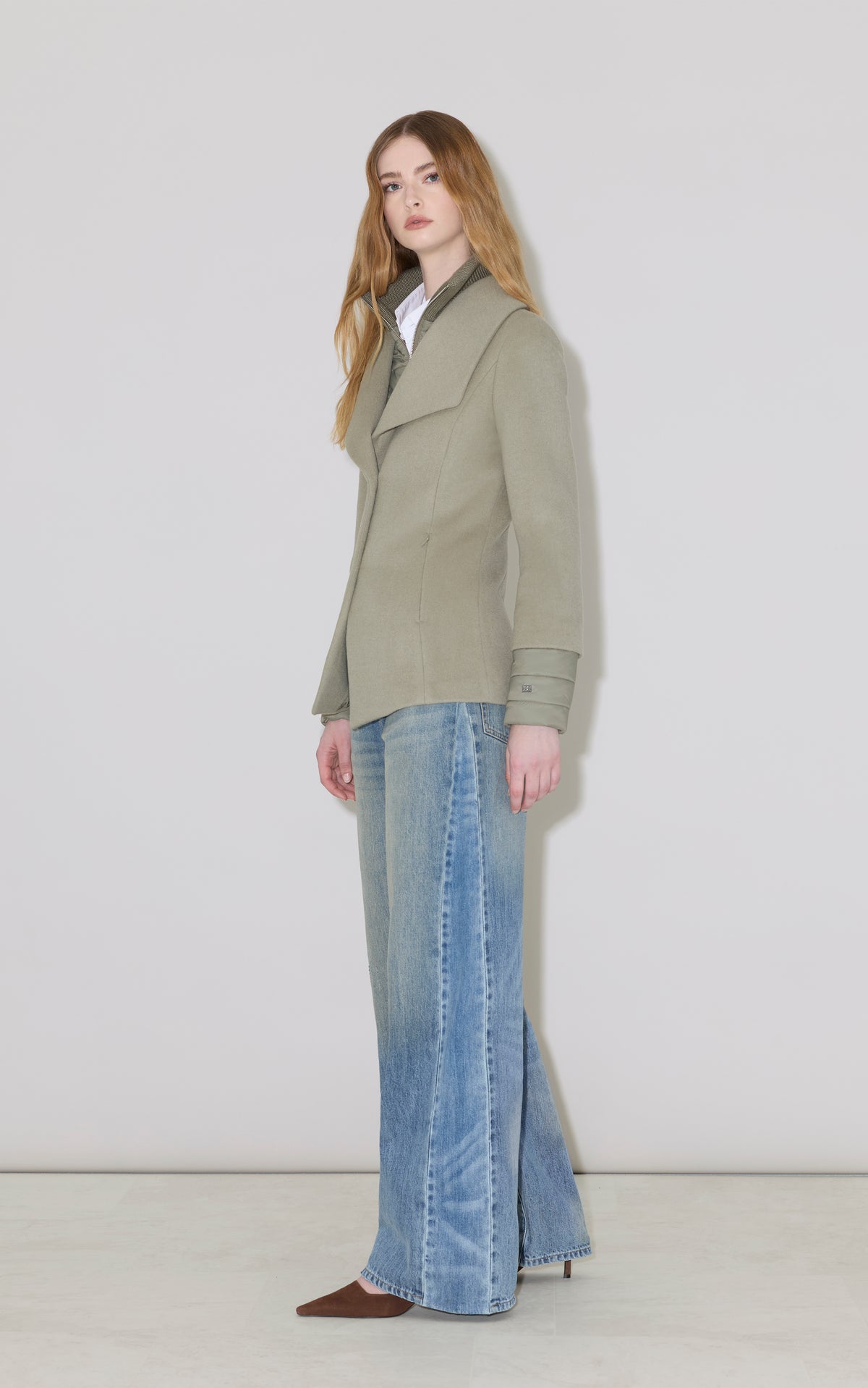 FRIEDA-Y Wool Coat With Bib