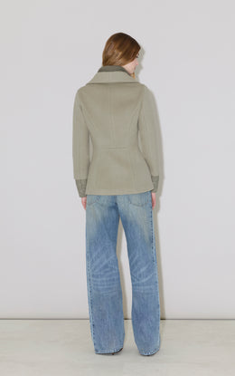 FRIEDA-Y Wool Coat With Bib