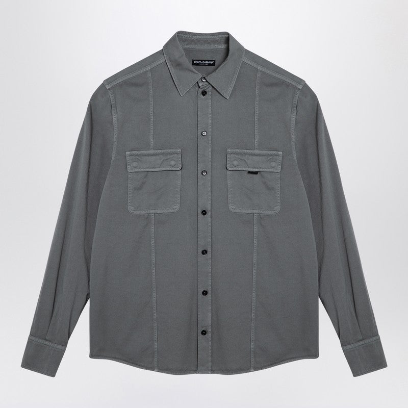 Dolce & Gabbana Dolce&Gabbana Grey cotton over shirt