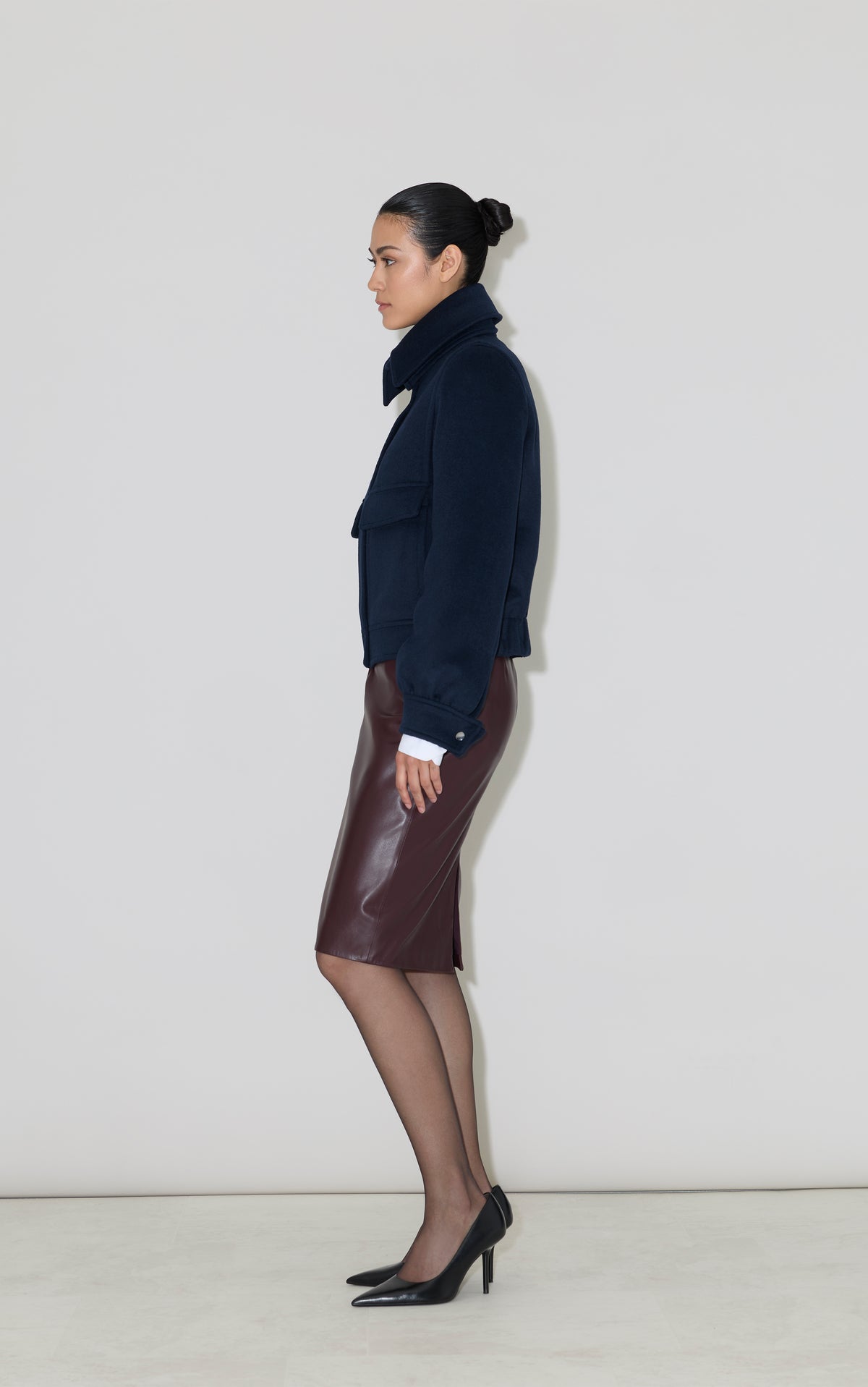 GENE Utility Bomber Jacket in Classic Wool