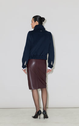 GENE Utility Bomber Jacket in Classic Wool