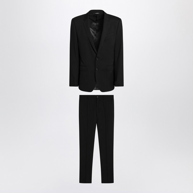 Dolce & Gabbana Dolce&Gabbana Black single-breasted virgin wool suit