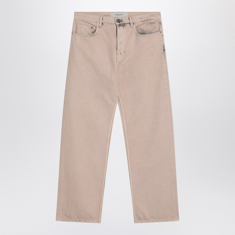 Golden Goose Dyed-effect pink denim jeans