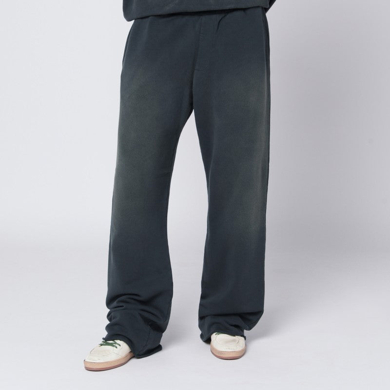 Golden Goose Distressed-effect black jogger pants