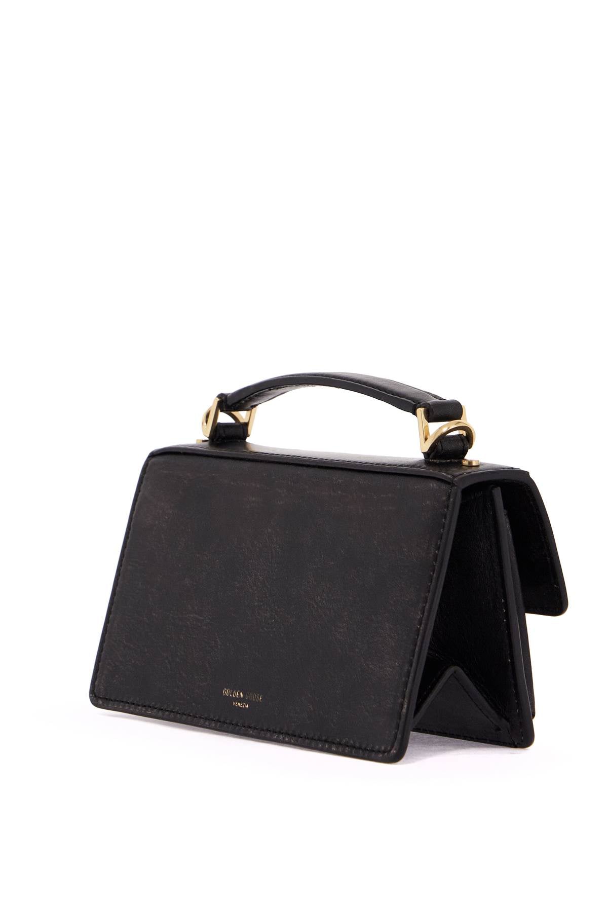 Golden Goose mini distressed leather venice bag