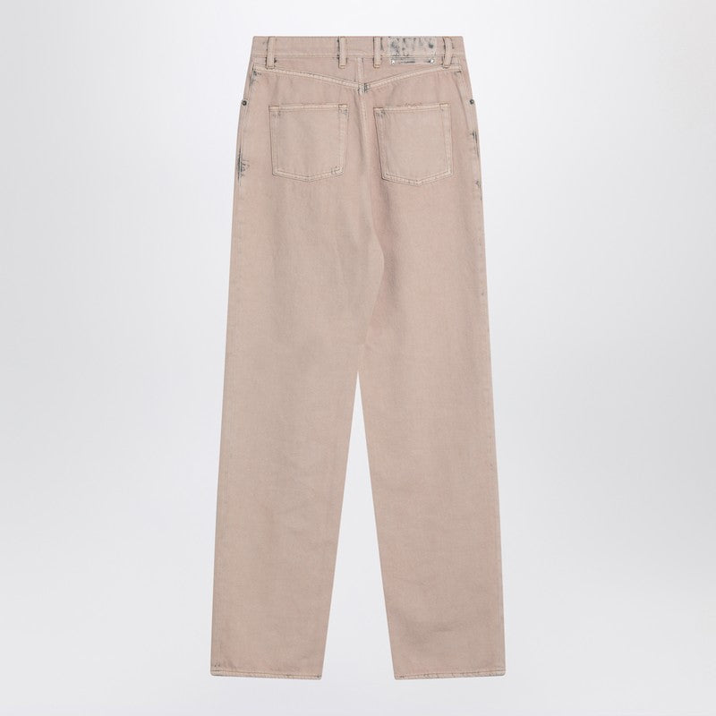 Golden Goose Dyed-effect pink denim jeans