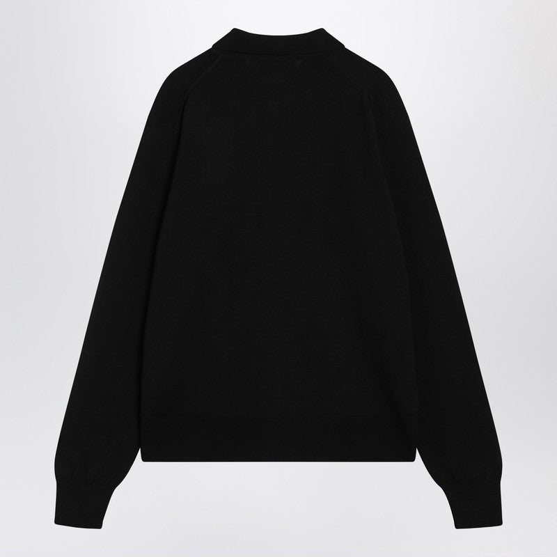 Ami Paris Ami De Coeur black cardigan