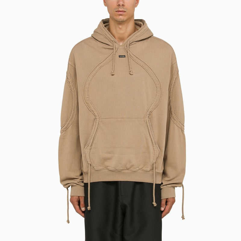 BLUEMARBLE Beige cotton hoodie