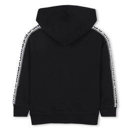 HOODED CARDIGAN BLACK