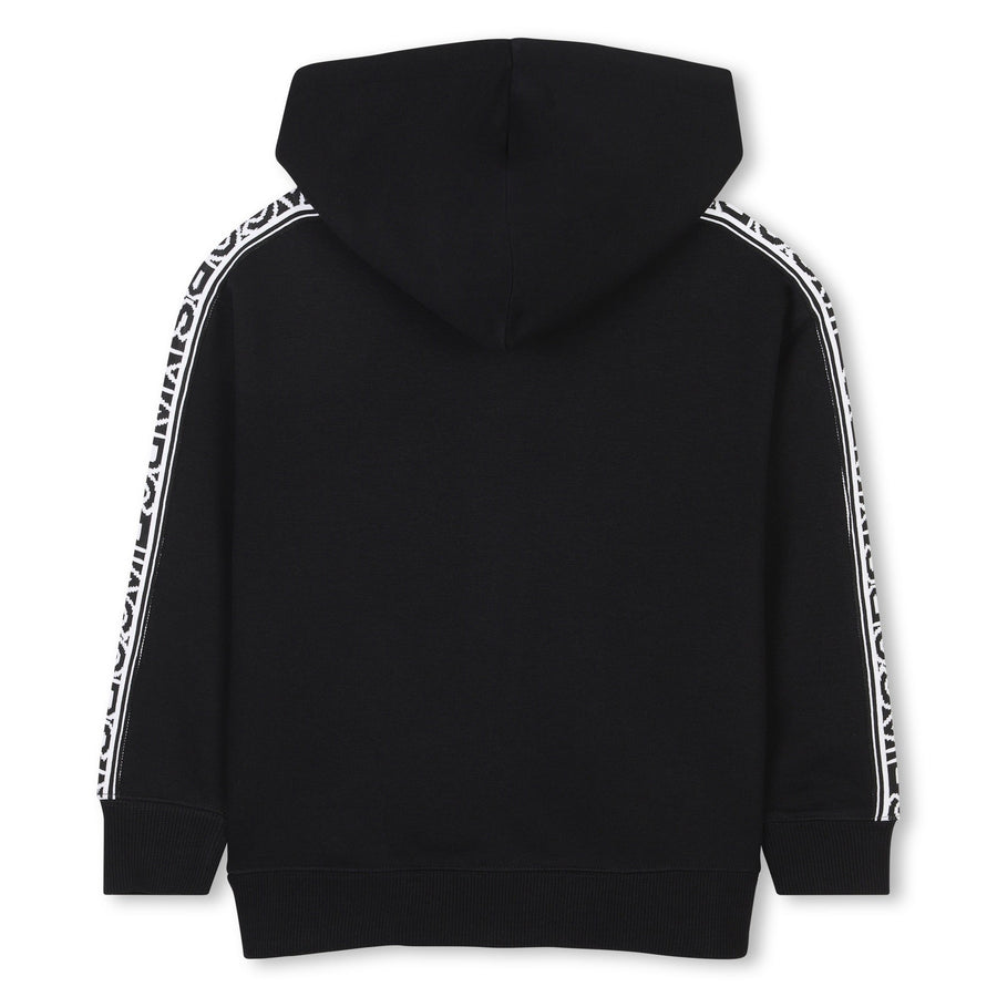 HOODED CARDIGAN BLACK