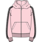 HOODED CARDIGAN PINK