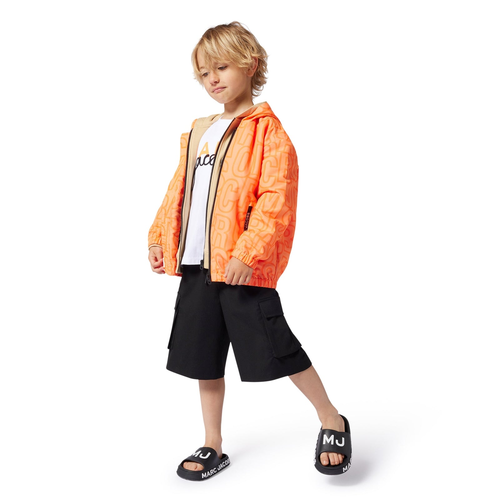HOODED CARDIGAN SAND