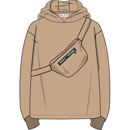 HOODED SWEATSHIRT SAND