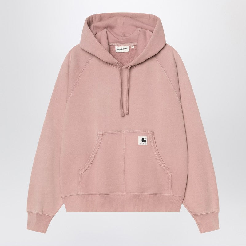 Carhartt WIP Hooded Hudson Sweatshirt in Daphne colour