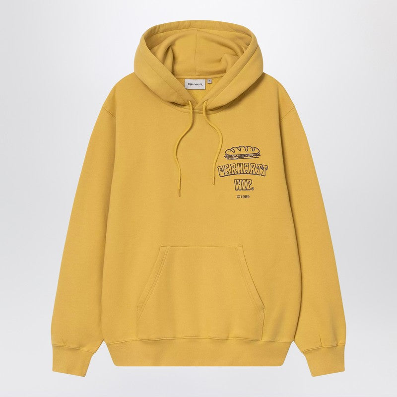 Carhartt WIP Sandwich Suncrest/Purple hoodie