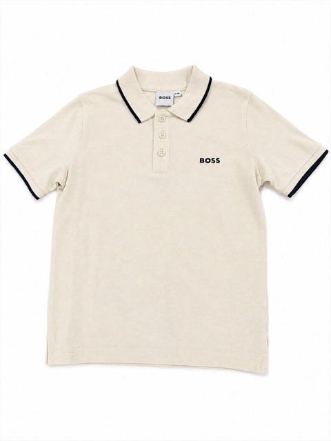 SHORT SLEEVE POLO SAND BOSS
