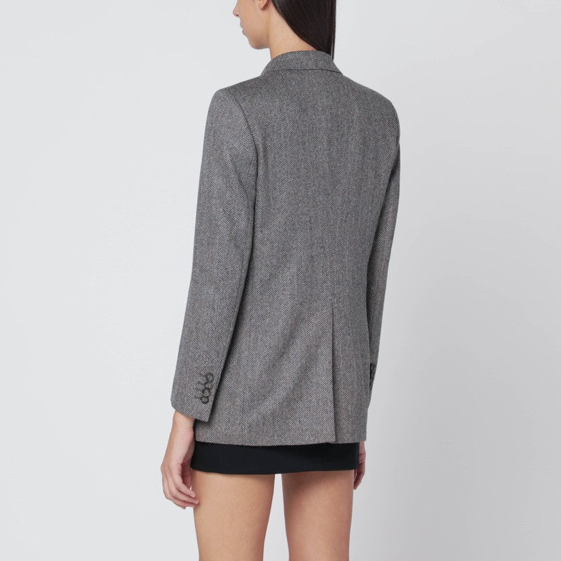 Tagliatore Gray single-breasted blazer in wool