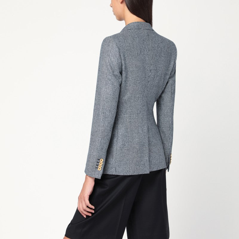 Tagliatore Double-breasted jacket in Prince of Wales wool