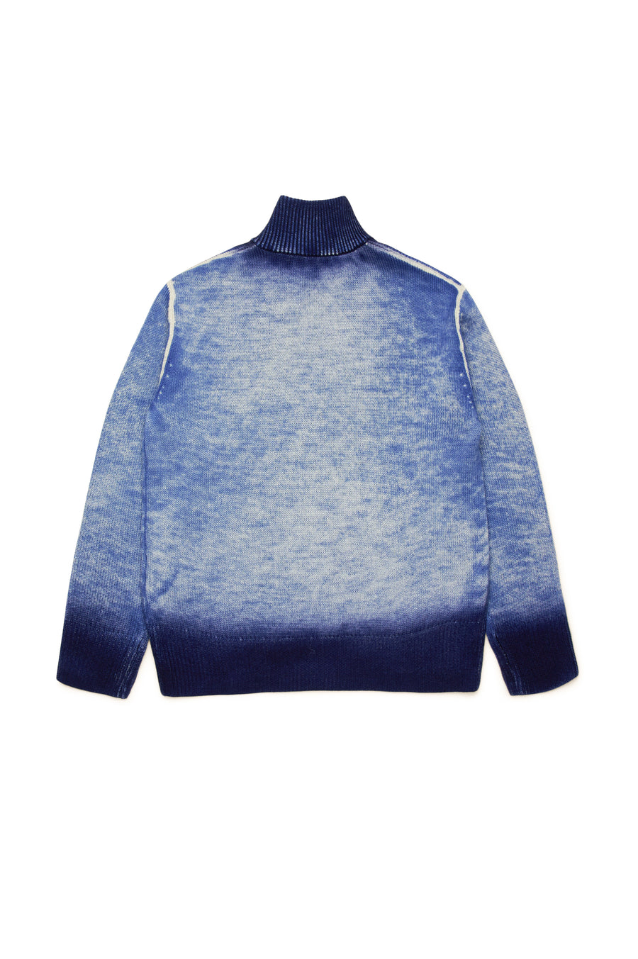 Diesel Kids Treated Wool Zip Cardigan