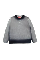 Diesel Kids Oversized Patchy Wool Jumper