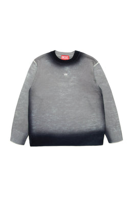 Diesel Kids Oversized Patchy Wool Jumper