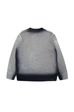 Diesel Kids Oversized Patchy Wool Jumper