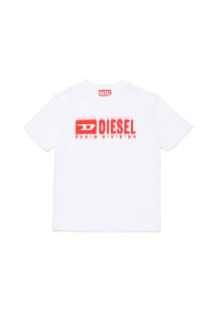Diesel Kids Logo Cotton T-Shirt