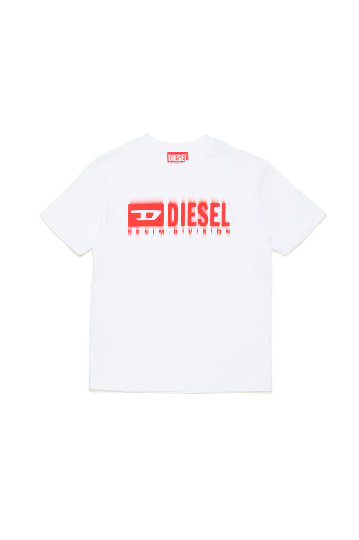 Diesel Kids Logo Cotton T-Shirt
