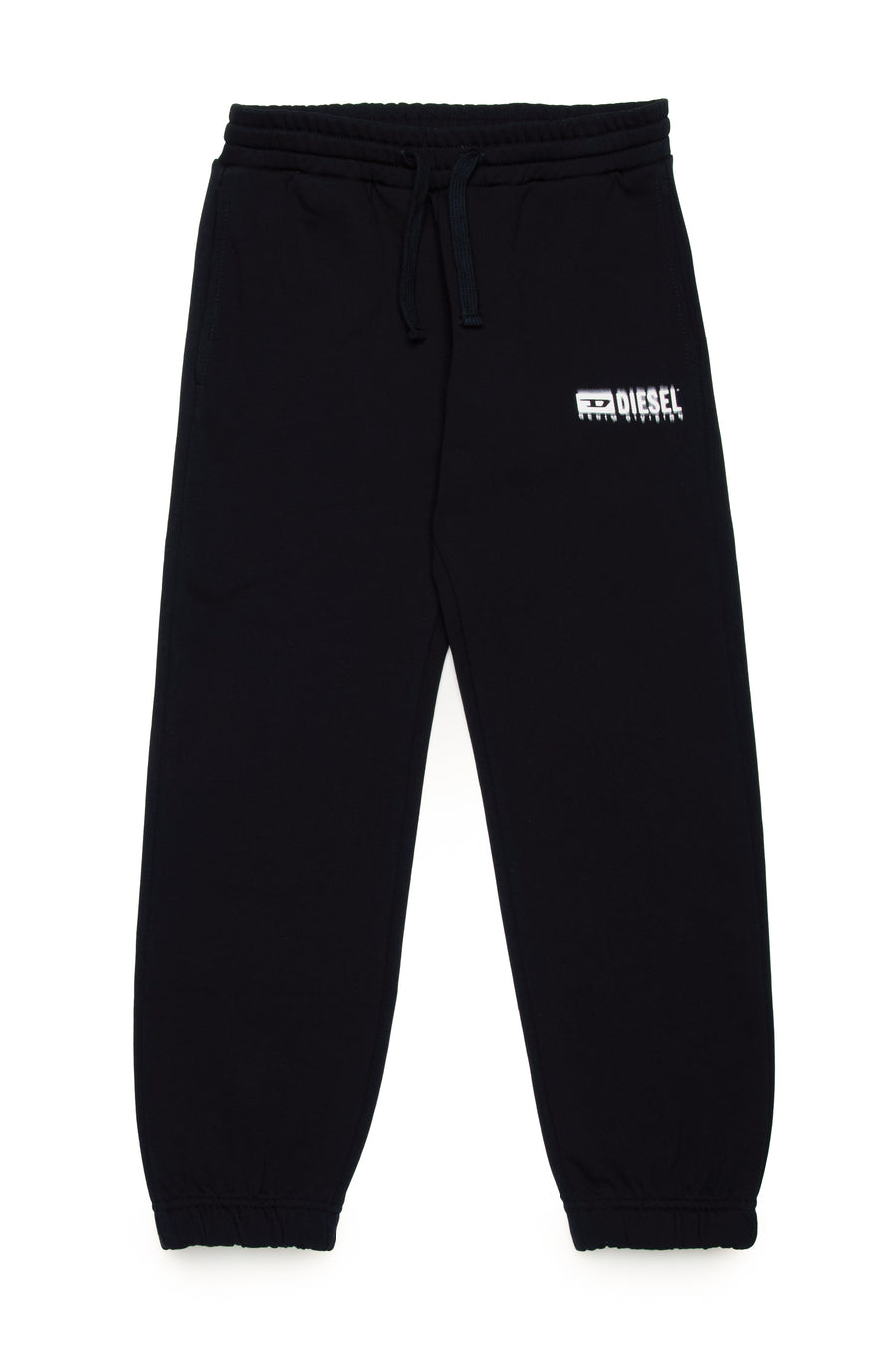 Diesel Kids Smudged Logo Cotton Joggers