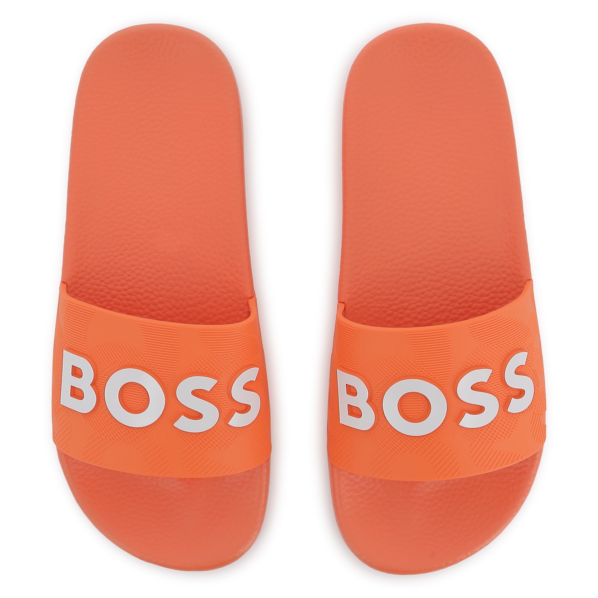 BOSS AQUA SLIDES BRIGHT RED BOSS