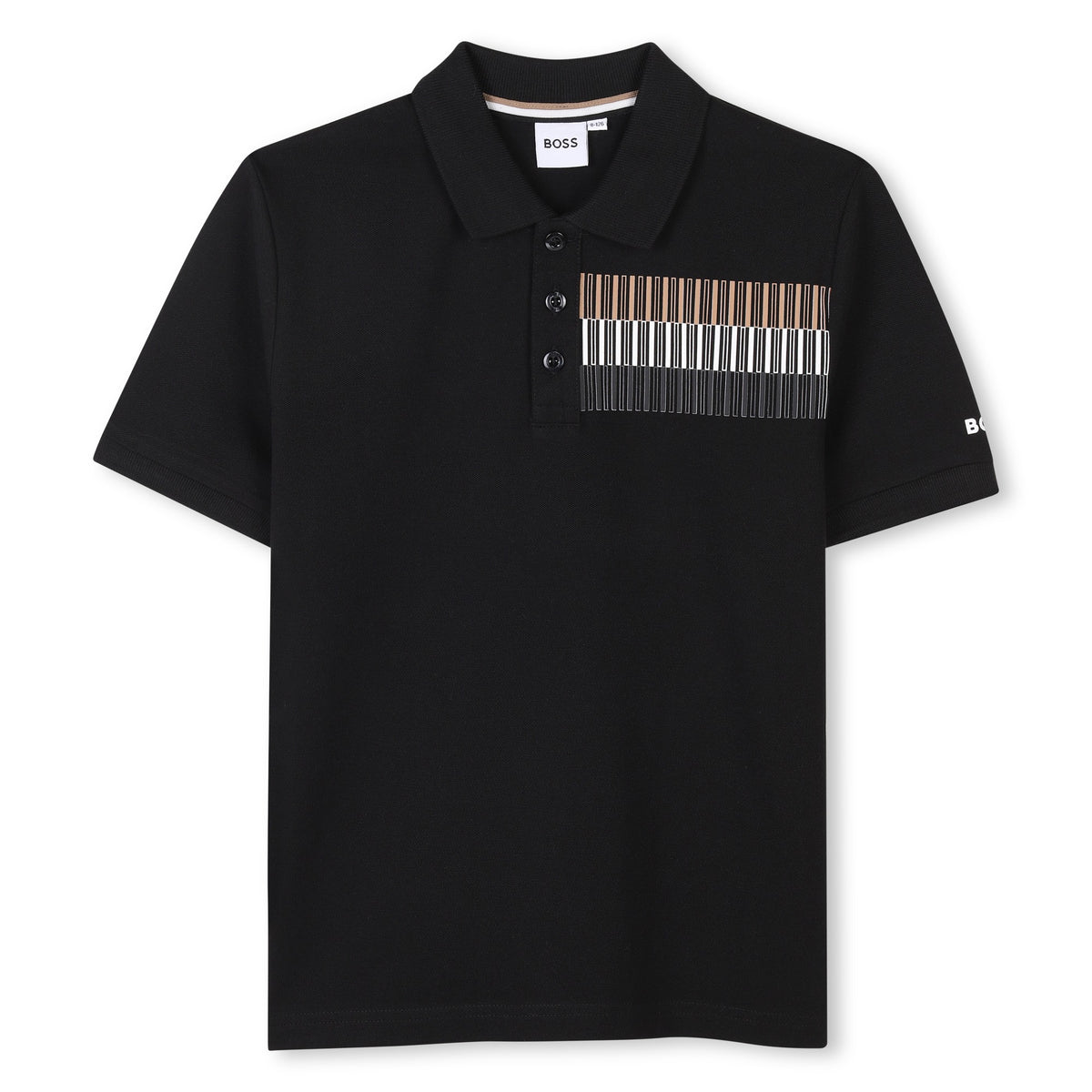 SHORT SLEEVE POLO BLACK BOSS