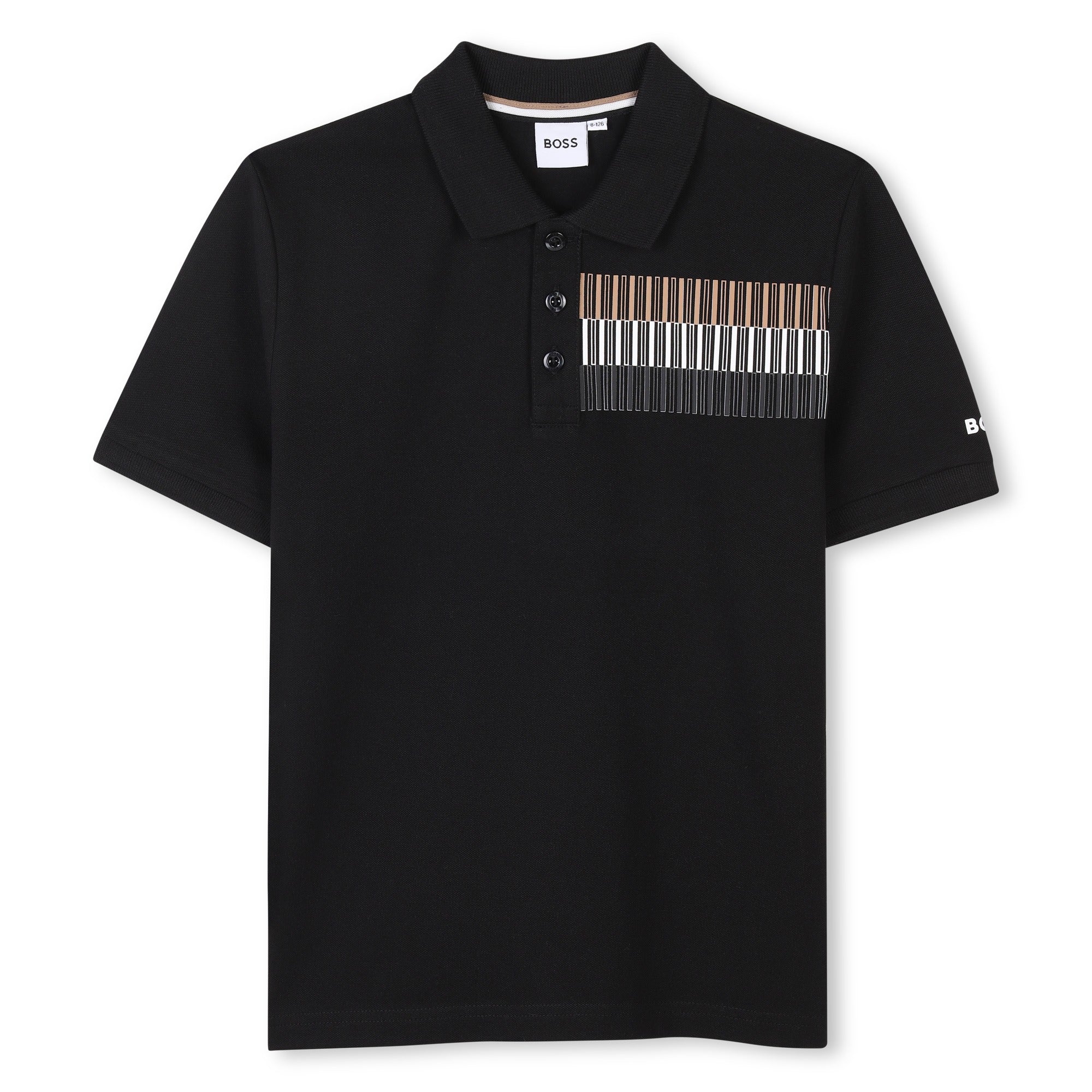 BOSS SHORT SLEEVE POLO BLACK BOSS