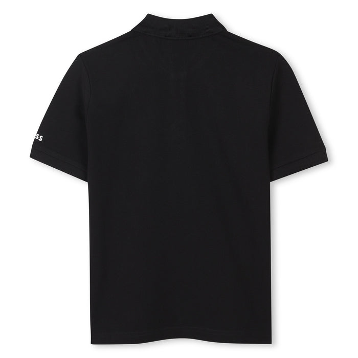 SHORT SLEEVE POLO BLACK BOSS