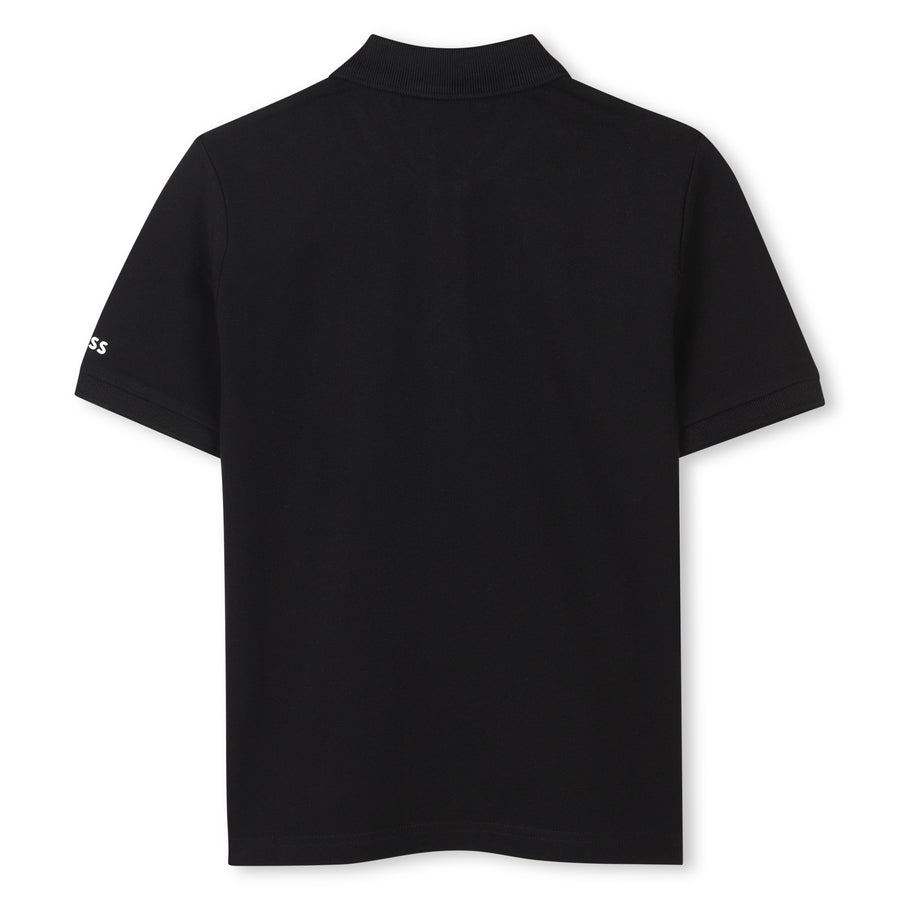 SHORT SLEEVE POLO BLACK BOSS