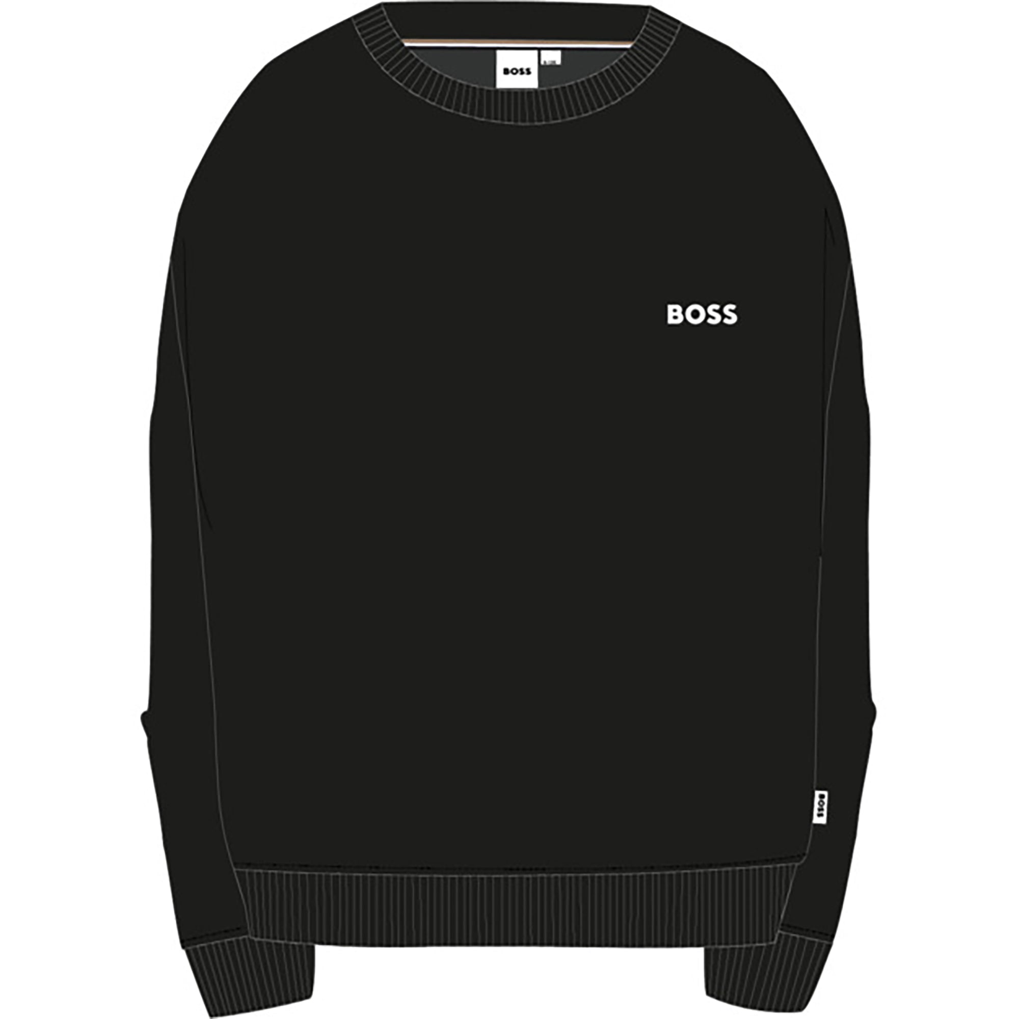 SWEATSHIRT BLACK BOSS