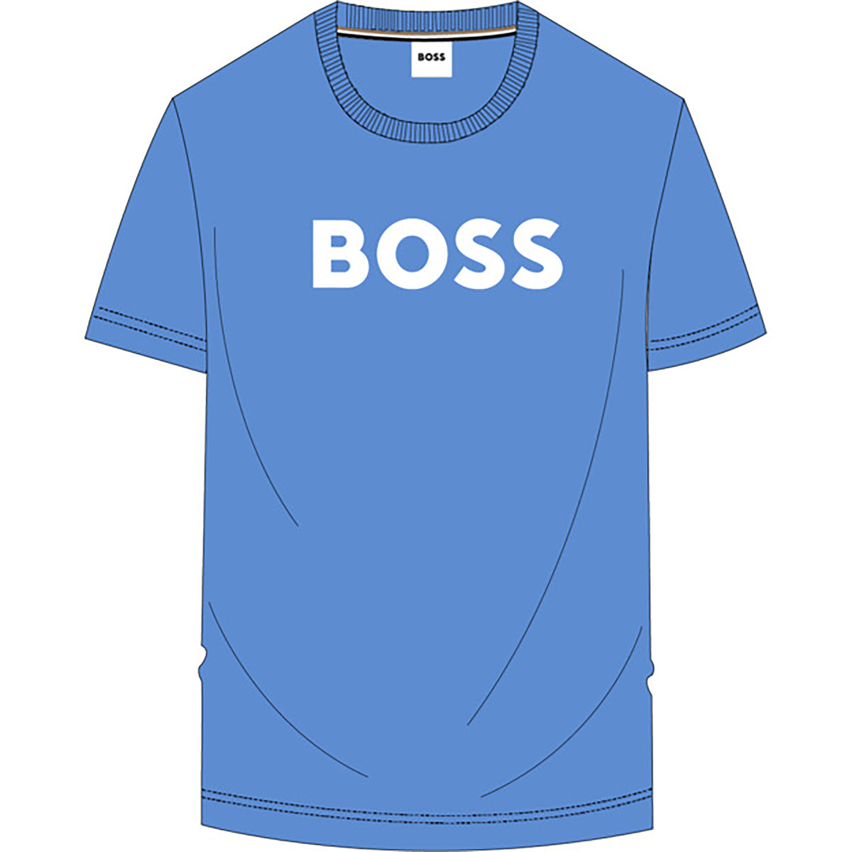SHORT SLEEVES TEE-SHIRT NAVY BOSS