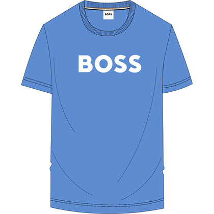 SHORT SLEEVES TEE-SHIRT NAVY BOSS