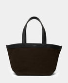 J&M Davidson Bicolour  Big Twist Bag in Marron Nubuck & Smooth Calf Leather