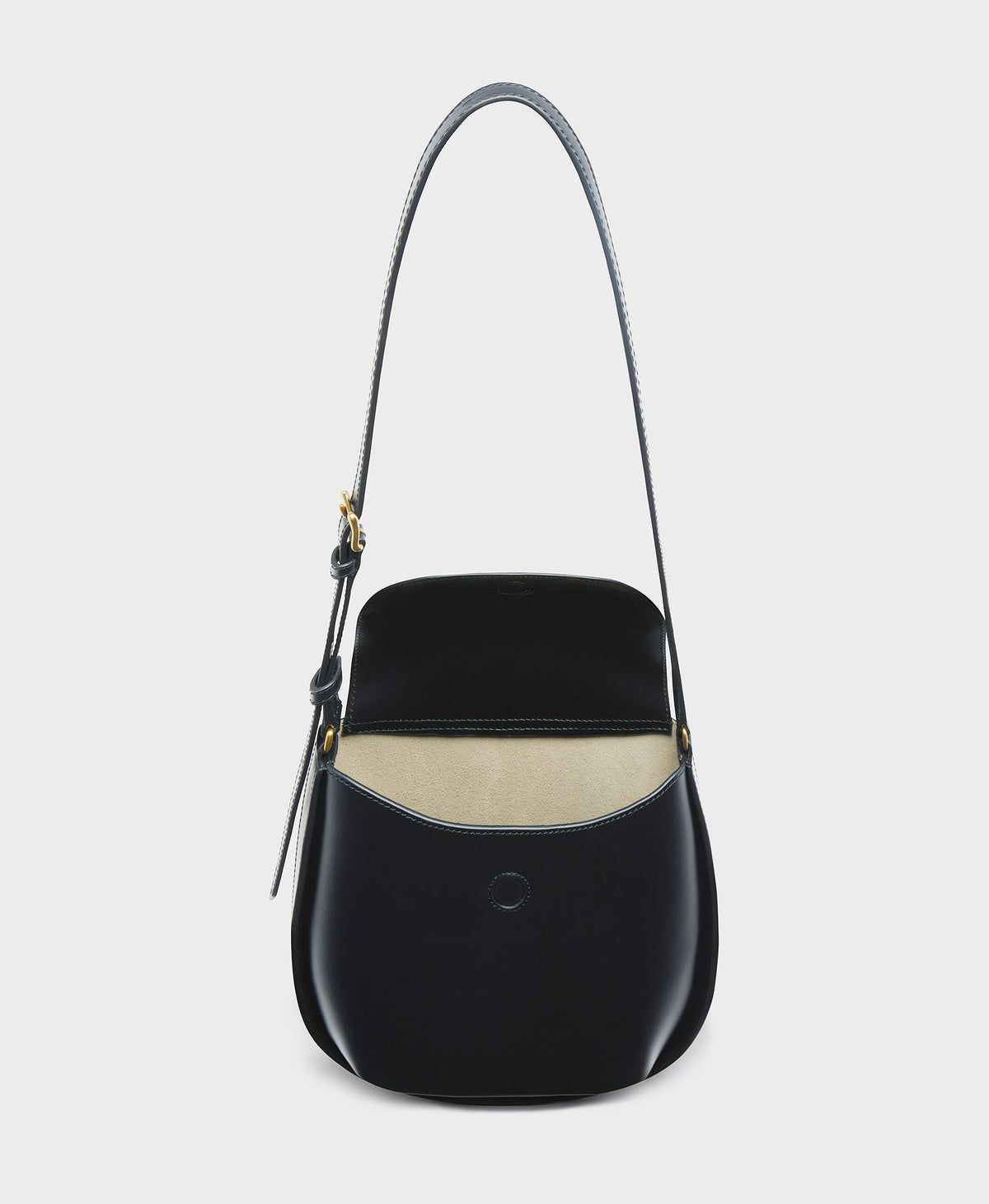 J&M Davidson Big Twist Bag in Black Smooth Calf Leather