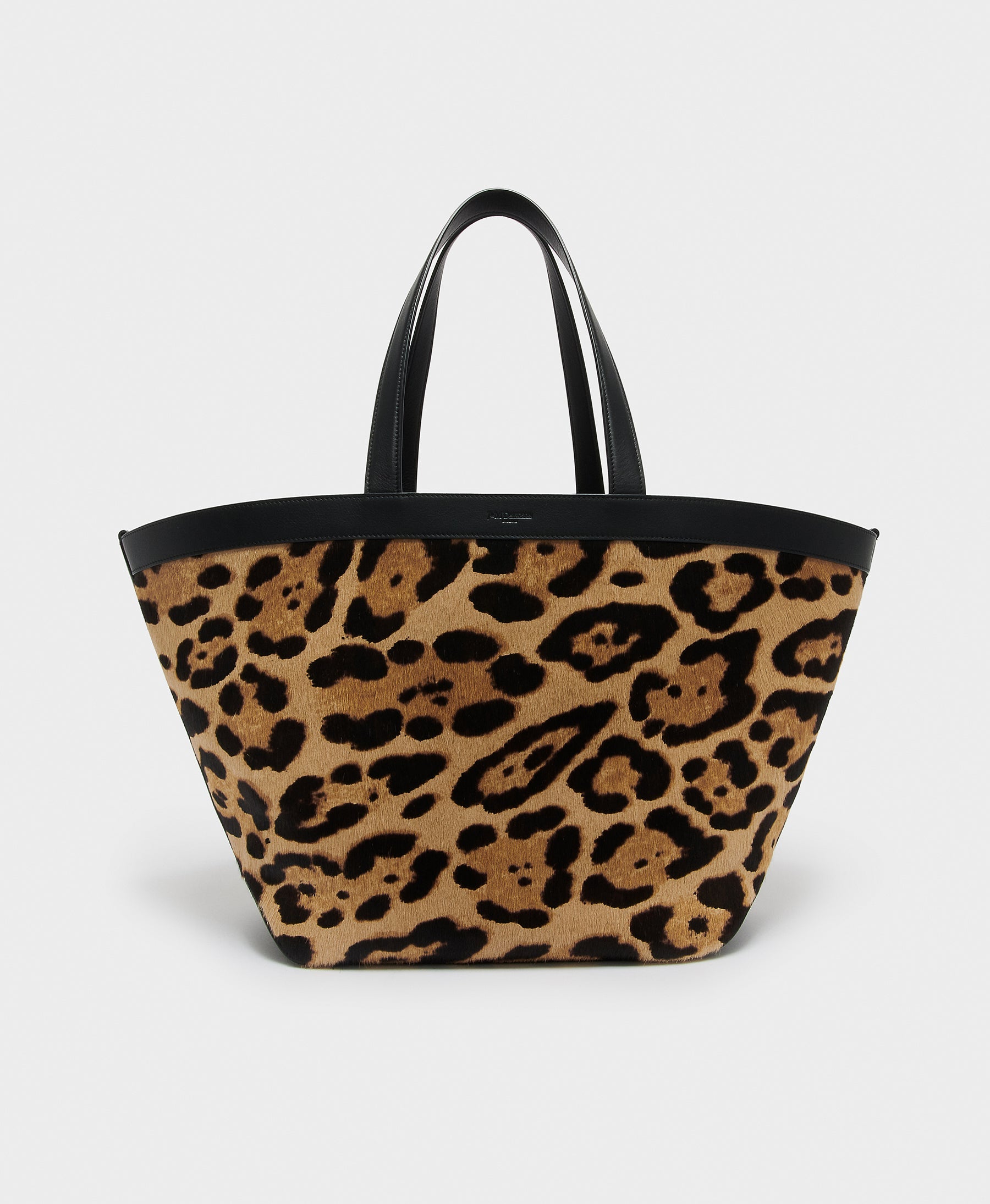 J&M Davidson Large Voyage Tote Bag in Leopard Hair Calf