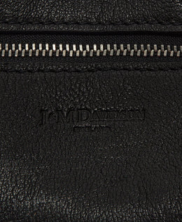 J&M Davidson Twist Mini Bag in Black Textured Nappa Leather