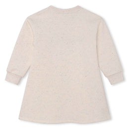 KENZO KIDS Ivory Logo Sweatshirt Dress