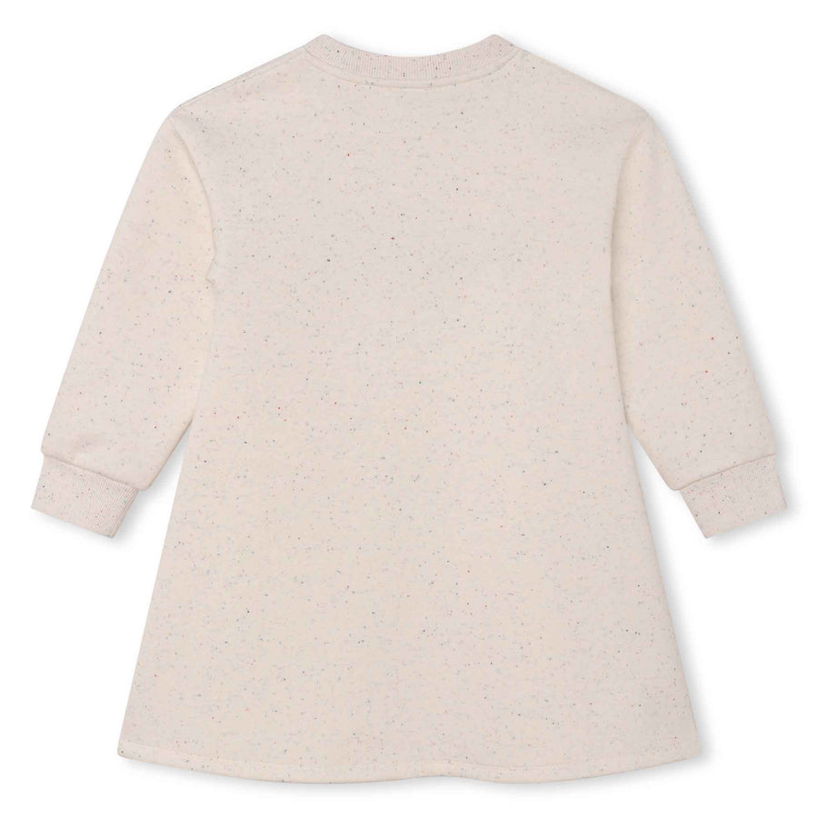 KENZO KIDS Ivory Logo Sweatshirt Dress
