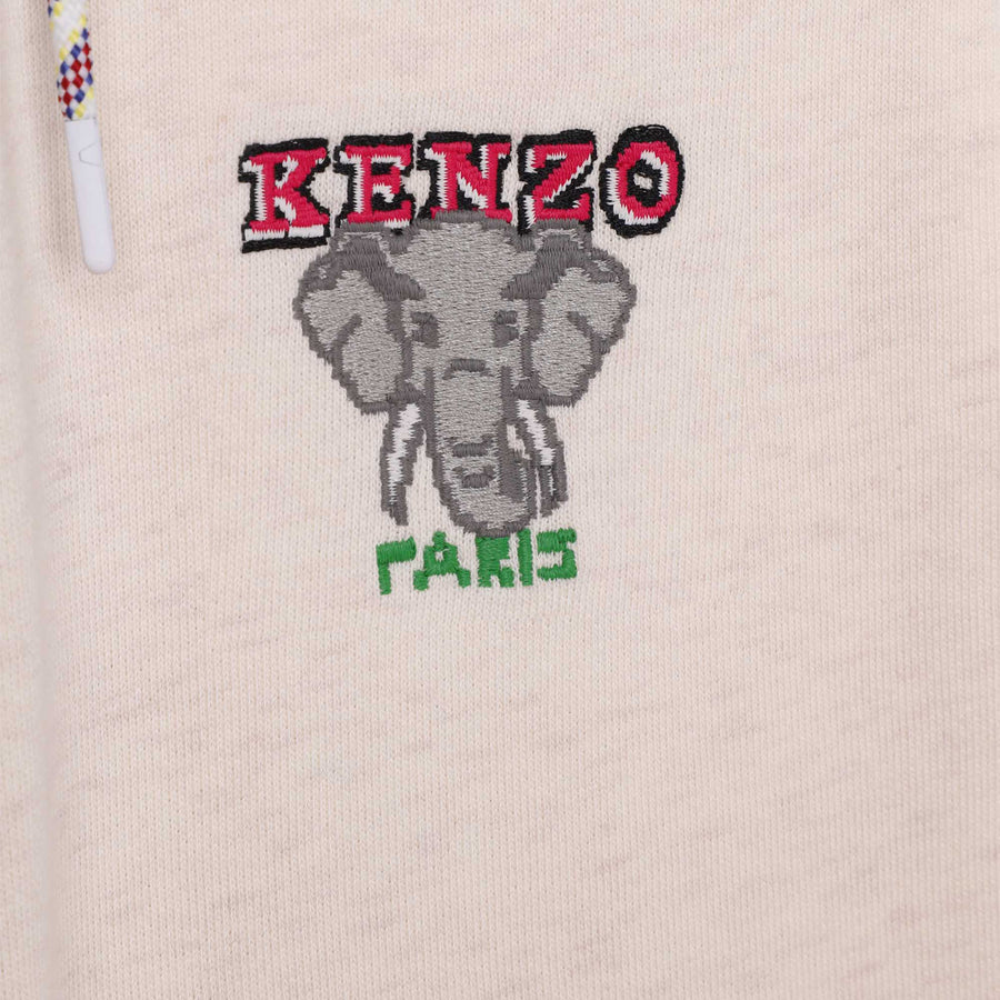 Kenzo Kids Logo-embroidered Cotton Track Pants