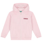 Kenzo Kids Pink Hooded Zip-Up Sweatshirt